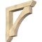 Ekena Millwork Westlake Slat Rough Sawn Bracket w/ Offset Brace, Douglas Fir, 8"W x 46"D x 46"H BKT0806X46X46WTL06RDF - alternate 1
